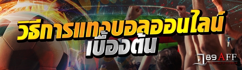 วิธีการแทงบอลออนไลน์เบื้องต้น 